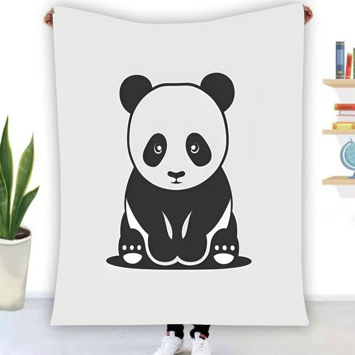 Single-Side Printing Flannel Blanket